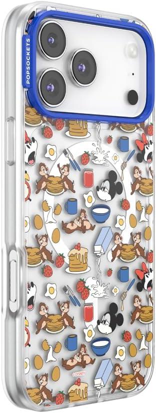 image:imagePopSockets iPhone 17 Phone Case Compatible with MagSafe for iPhone 17 Wireless Charging Compatible Case Only Me FirstMickeys Breakfast Buffet