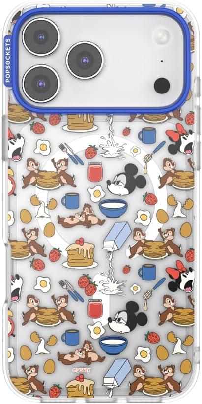 image:imagePopSockets iPhone 17 Phone Case Compatible with MagSafe for iPhone 17 Wireless Charging Compatible Case Only Me FirstMickeys Breakfast Buffet