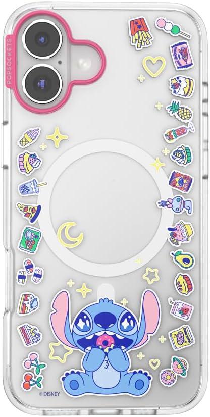 image:imagePopSockets iPhone 17 Phone Case Compatible with MagSafe for iPhone 17 Wireless Charging Compatible Case Only Me FirstStitch Snack Attack