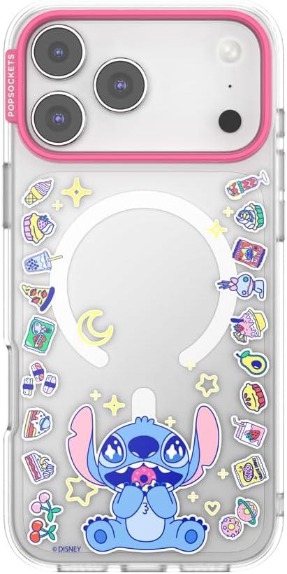 image:imagePopSockets iPhone 17 Phone Case Compatible with MagSafe for iPhone 17 Wireless Charging Compatible Case Only Me FirstStitch Snack Attack