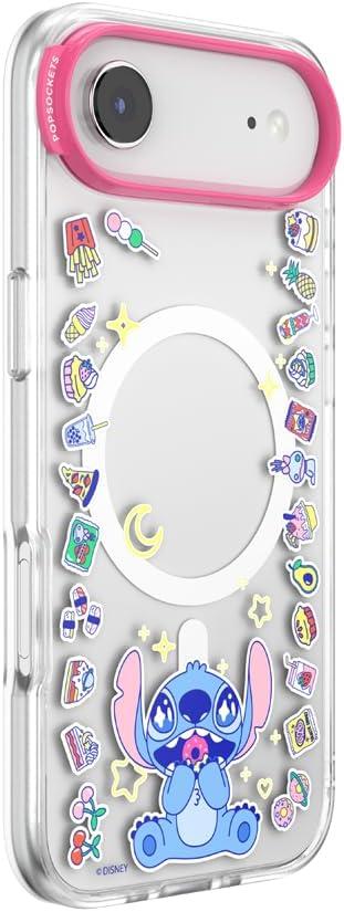 image:imagePopSockets iPhone 17 Phone Case Compatible with MagSafe for iPhone 17 Wireless Charging Compatible Case Only Me FirstStitch Snack Attack
