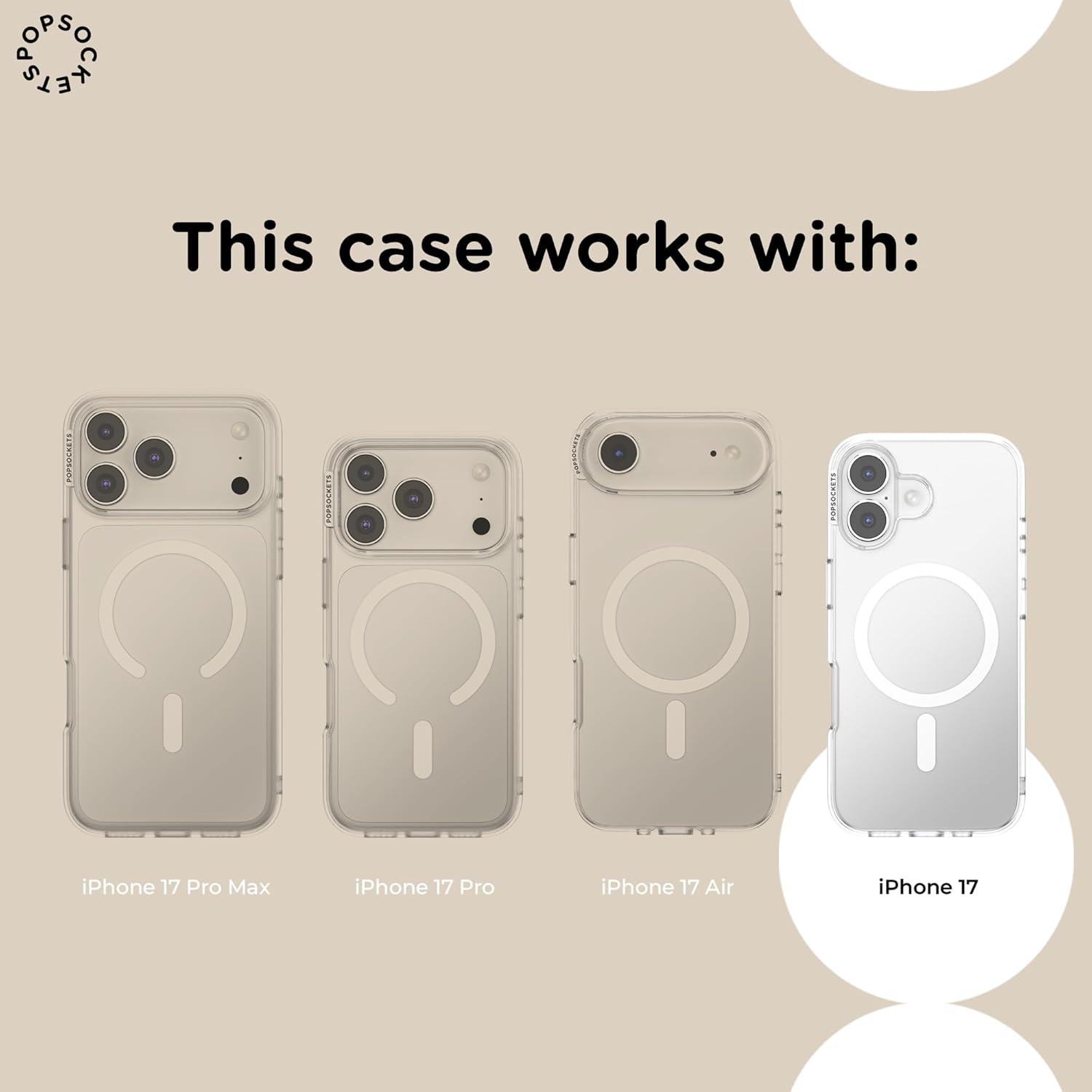 image:imagePopSockets iPhone 17 Phone Case Compatible with MagSafe for iPhone 17 Wireless Charging Compatible Case Only Me FirstStitch Snack Attack
