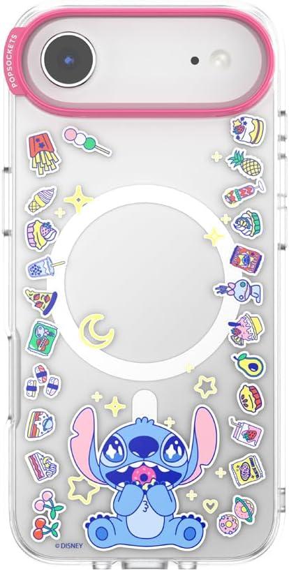 image:imagePopSockets iPhone 17 Phone Case Compatible with MagSafe for iPhone 17 Wireless Charging Compatible Case Only Me FirstStitch Snack Attack