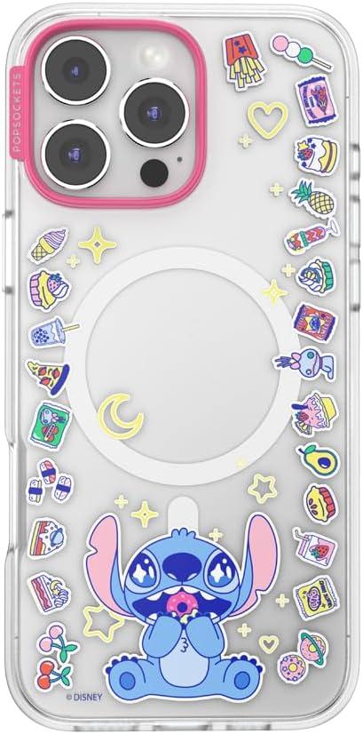 image:imagePopSockets iPhone 17 Phone Case Compatible with MagSafe for iPhone 17 Wireless Charging Compatible Case Only Me FirstStitch Snack Attack