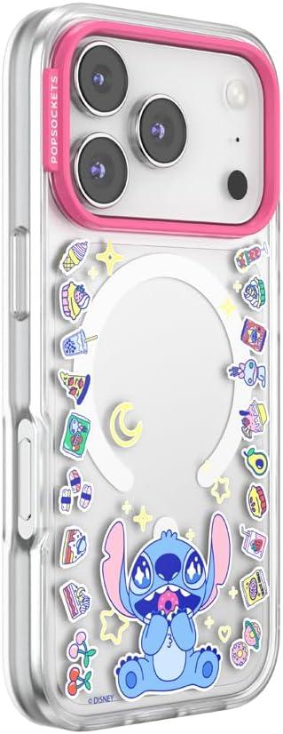 image:imagePopSockets iPhone 17 Phone Case Compatible with MagSafe for iPhone 17 Wireless Charging Compatible Case Only Me FirstStitch Snack Attack