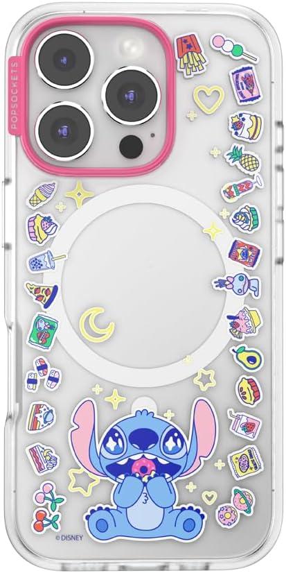 image:imagePopSockets iPhone 17 Phone Case Compatible with MagSafe for iPhone 17 Wireless Charging Compatible Case Only Me FirstStitch Snack Attack
