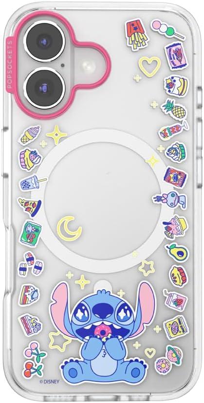 image:imagePopSockets iPhone 17 Phone Case Compatible with MagSafe for iPhone 17 Wireless Charging Compatible Case Only Me FirstStitch Snack Attack