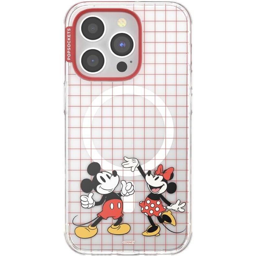 image:imagePopSockets iPhone 17 Phone Case Compatible with MagSafe for iPhone 17 Wireless Charging Compatible Case Only  Me FirstMickey  Minnie