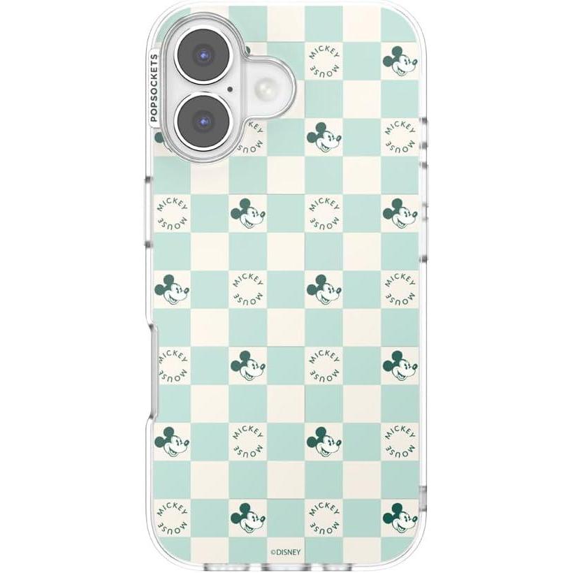 image:imagePopSockets iPhone 17 Phone Case Compatible with MagSafe for iPhone 17 Wireless Charging Compatible Case Only  Me FirstMickey Classic Check