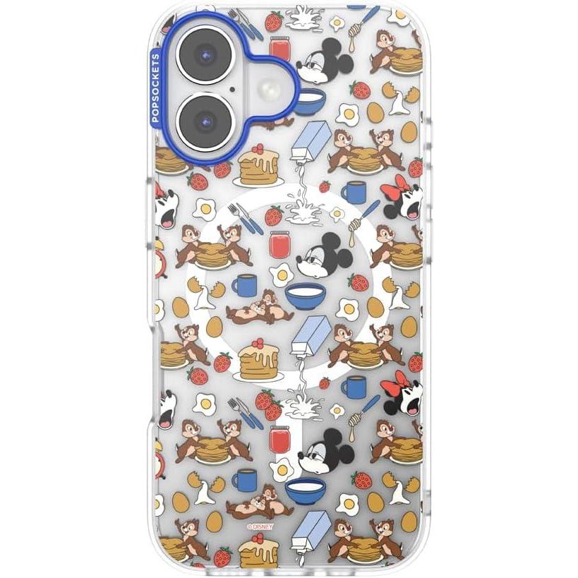 image:imagePopSockets iPhone 17 Phone Case Compatible with MagSafe for iPhone 17 Wireless Charging Compatible Case Only Me FirstMickeys Breakfast Buffet