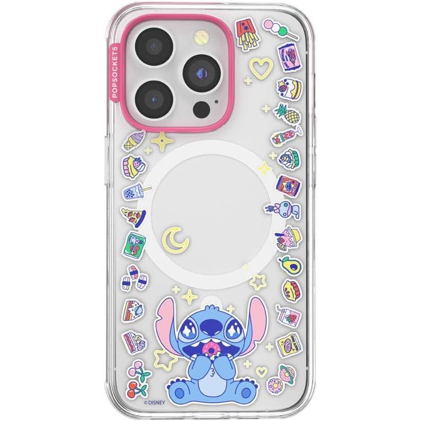 image:imagePopSockets iPhone 17 Phone Case Compatible with MagSafe for iPhone 17 Wireless Charging Compatible Case Only Me FirstStitch Snack Attack