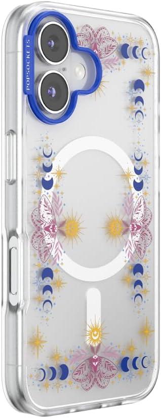 image:imagePopSockets iPhone 14 Pro Max Case with MagSafe Phone Case for iPhone 14 Pro Max Grip Sold Separately Wireless Charging Compatible Garden Check GreenRead Me