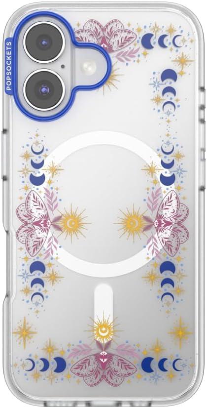 image:imagePopSockets iPhone 14 Pro Max Case with MagSafe Phone Case for iPhone 14 Pro Max Grip Sold Separately Wireless Charging Compatible Garden Check GreenRead Me