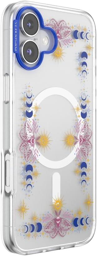 image:imagePopSockets iPhone 14 Pro Max Case with MagSafe Phone Case for iPhone 14 Pro Max Grip Sold Separately Wireless Charging Compatible Garden Check GreenRead Me