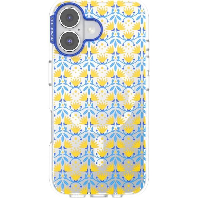 image:imagePopSockets iPhone 14 Pro Max Case with MagSafe Phone Case for iPhone 14 Pro Max Grip Sold Separately Wireless Charging Compatible  Garden Check GreenTea Towel