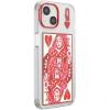 PopSockets iPhone 14 Plus Case with MagSafe, Phone Case for iPhone 14 Plus, Grip Sold Separately, Wireless Charging Compatible – Curled Up with A Good Book(Heart Queen)