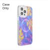 PopSockets iPhone 14 Pro Max Case with MagSafe, Phone Case for iPhone 14 Pro Max, Grip Sold Separately, Wireless Charging Compatible – Garden Check Green(Boca Palms Blue)