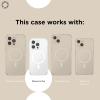 PopSockets iPhone 14 Pro Max Case with MagSafe, Phone Case for iPhone 14 Pro Max, Grip Sold Separately, Wireless Charging Compatible – Garden Check Green(Pressed Flower)
