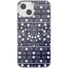 PopSockets iPhone 14 Plus Case with MagSafe, Phone Case for iPhone 14 Plus, Grip Sold Separately, Wireless Charging Compatible – Curled Up with A Good Book(Bandana Blues)