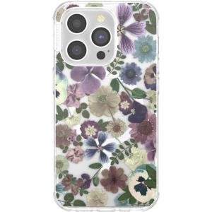 PopSockets iPhone 14 Pro Max Case with MagSafe, Phone Case for iPhone 14 Pro Max, Grip Sold Separately, Wireless Charging Compatible – Garden Check Green(Pressed Flower)
