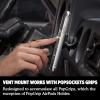 PopSockets: PopMount 2 Non-Adhesive Car Vent Mount Handsfree Support For Smartphones and Tablets – Black(Black)