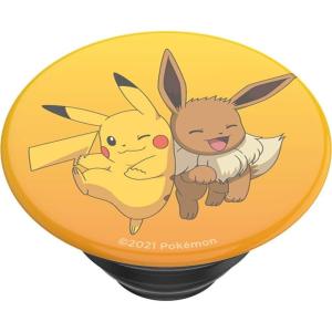 ​​​​PopSockets Phone Grip with Expanding Kickstand, Adhesive Grip, PopOut, POKEMON – Hey Pikachu!(Eevee & Pikachu)