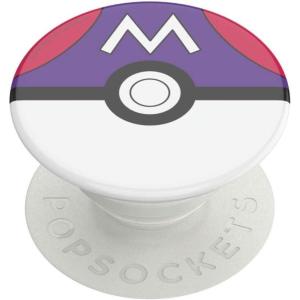 ​​​​PopSockets Phone Grip with Expanding Kickstand, Adhesive Grip, PopOut, POKEMON – Hey Pikachu!(Master Ball)