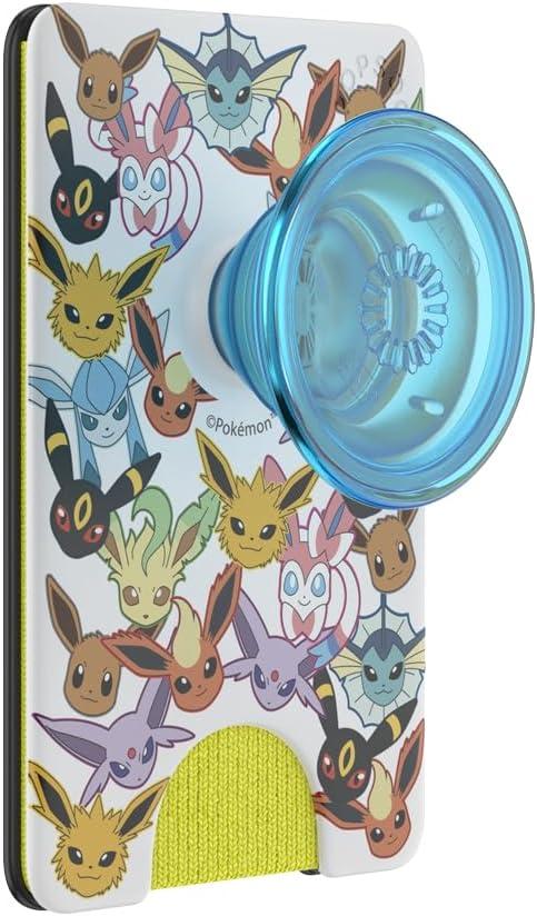 image:imagePopSockets Phone Wallet with Expanding Phone Grip Phone Card Holder Pokemon Magikarp WavesEevee Evolution