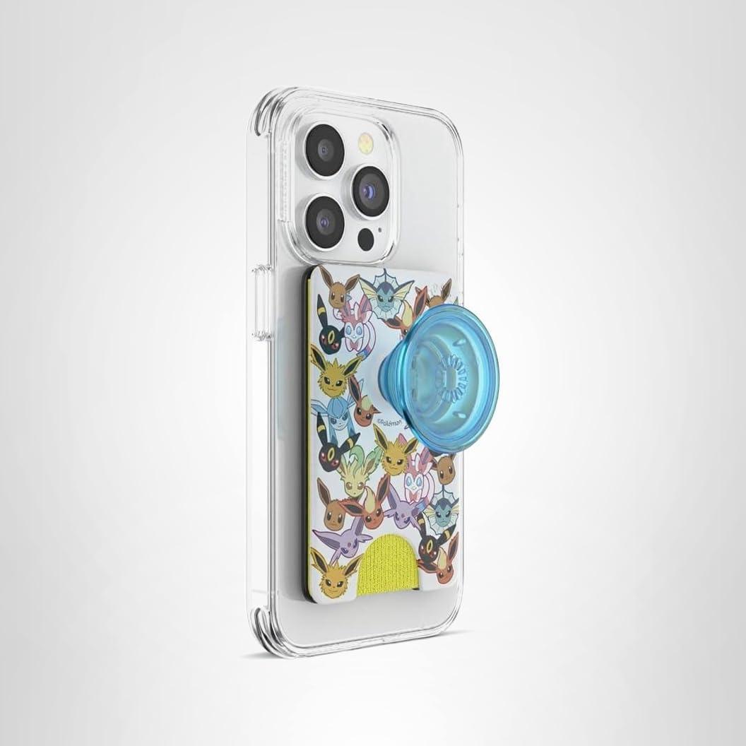 image:imagePopSockets Phone Wallet with Expanding Phone Grip Phone Card Holder Pokemon Magikarp WavesEevee Evolution