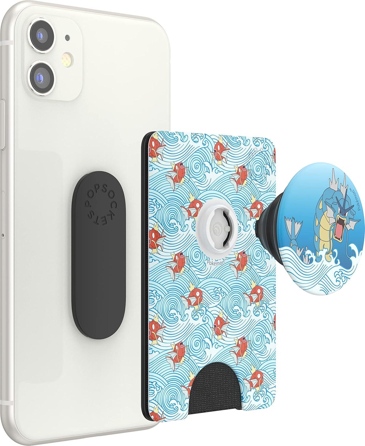 image:imagePopSockets Phone Wallet with Expanding Phone Grip Phone Card Holder Pokemon Magikarp WavesMagikarp Waves