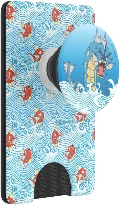 image:imagePopSockets Phone Wallet with Expanding Phone Grip Phone Card Holder Pokemon Magikarp WavesMagikarp Waves