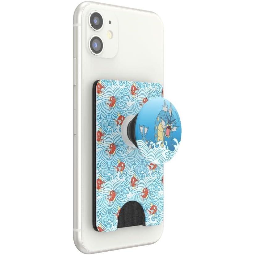 image:imagePopSockets Phone Wallet with Expanding Phone Grip Phone Card Holder Pokemon  Magikarp WavesMagikarp Waves