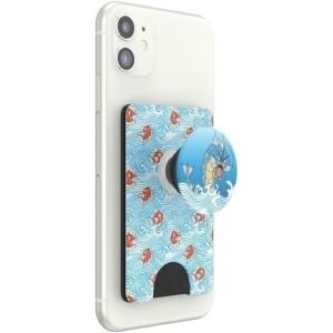 PopSockets Phone Wallet with Expanding Phone Grip, Phone Card Holder, Pokemon – Magikarp Waves(Magikarp Waves)
