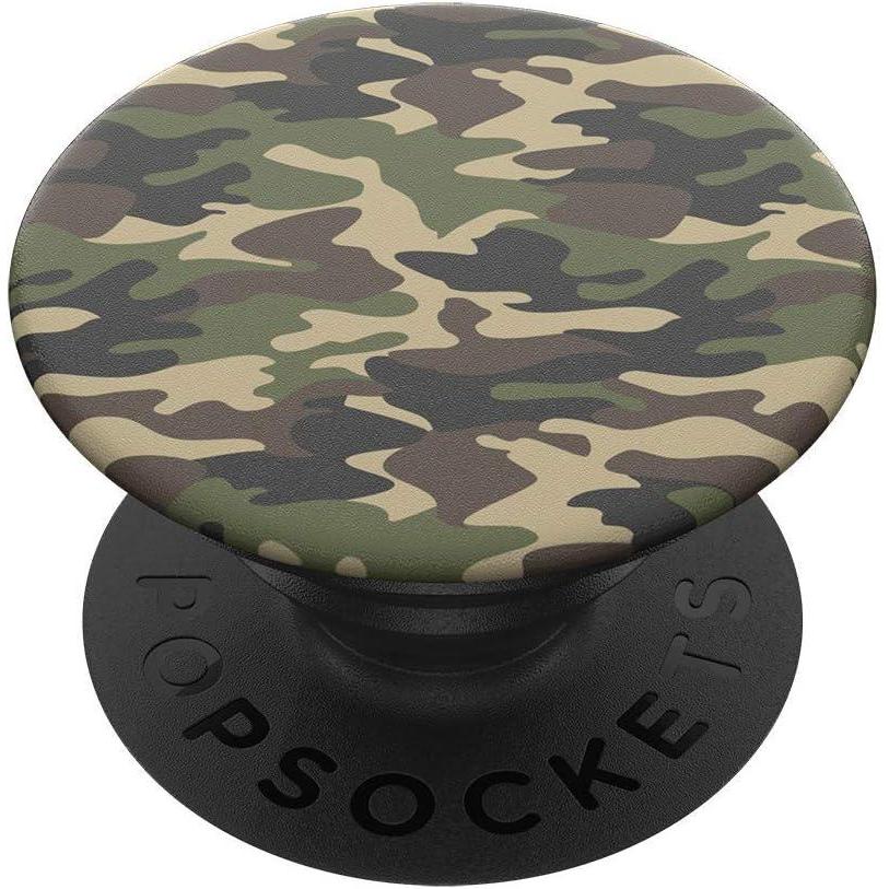 image:imagePopSockets Phone Grip with Expanding Kickstand Adhesive Grip  Blue SkiesWoodland Camo