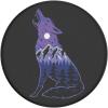 ​​​​PopSockets Phone Grip with Expanding Kickstand, Adhesive Grip – Blue Skies(Howl You Doin’)