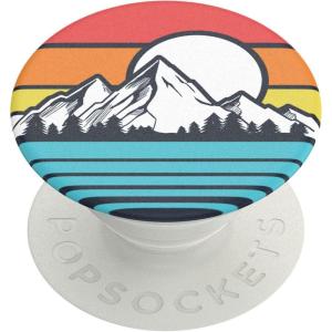 ​​​​PopSockets Phone Grip with Expanding Kickstand, Adhesive Grip – Blue Skies(Sunset Peaks)