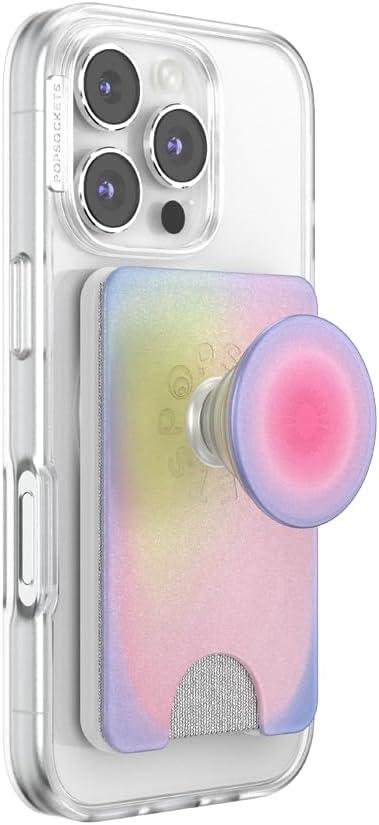 image:imagePopSockets KickOut Wallet for MagSafe Adjustable Kickstand Magnetic Stand Aura