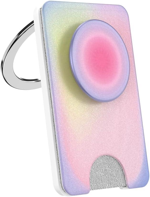 image:imagePopSockets KickOut Wallet for MagSafe Adjustable Kickstand Magnetic Stand Aura