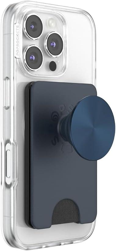image:imagePopSockets KickOut Wallet for MagSafe Adjustable Kickstand Magnetic Stand Navy