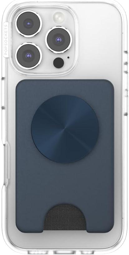 image:imagePopSockets KickOut Wallet for MagSafe Adjustable Kickstand Magnetic Stand Navy