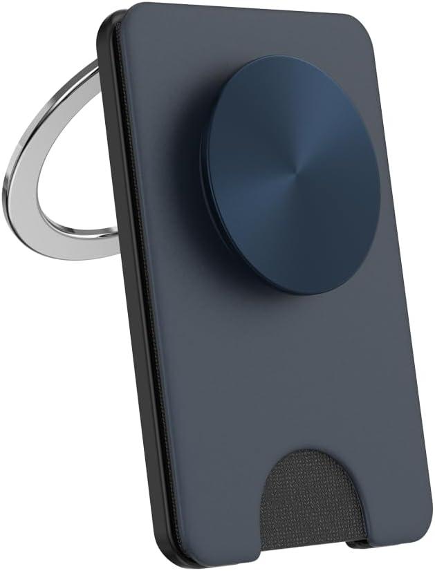 image:imagePopSockets KickOut Wallet for MagSafe Adjustable Kickstand Magnetic Stand Navy