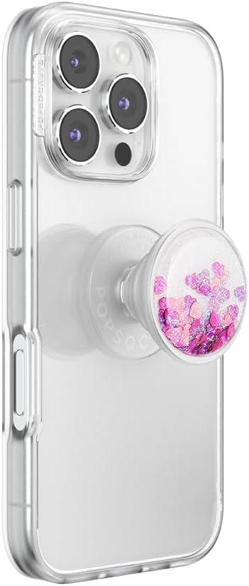 image:imagePopSockets Swappable PopTop for Phone Grips Compatible with Adhesive or MagSafe Bases Glitter Bomb