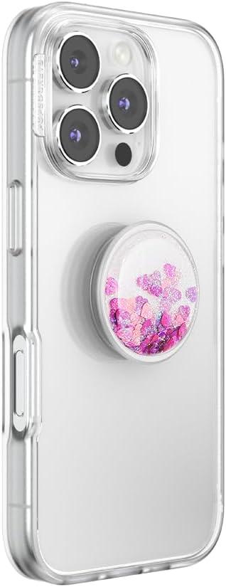 image:imagePopSockets Swappable PopTop for Phone Grips Compatible with Adhesive or MagSafe Bases Glitter Bomb