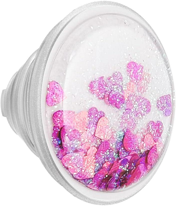 image:imagePopSockets Swappable PopTop for Phone Grips Compatible with Adhesive or MagSafe Bases Glitter Bomb