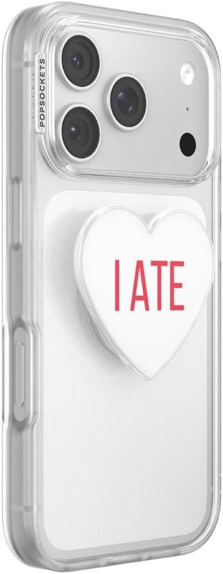 image:imagePopSockets Swappable PopTop for Phone Grips Compatible with Adhesive or MagSafe Bases Heart I Ate