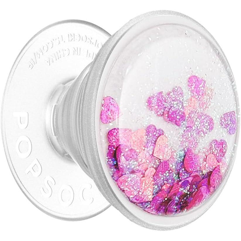 image:imagePopSockets Swappable PopTop for Phone Grips Compatible with Adhesive or MagSafe Bases Glitter Bomb