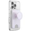 PopSockets Kick-Out Wallet for MagSafe, Adjustable Kickstand, Magnetic Stand – Opalescent White