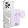 PopSockets Kick-Out Wallet for MagSafe, Adjustable Kickstand, Magnetic Stand – Opalescent White
