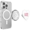 PopSockets Phone Grip for MagSafe with Kickstand, Magnetic Stand, Swappable Top, Secure Hold for iPhone MagSafe Cases, Phone & Tablet Grip – Heart I Ate