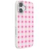 PopSockets iPhone 17 Case Compatible with MagSafe, Phone Case for iPhone 17, Wireless Charging Compatible, Case Only – Blush Gingham